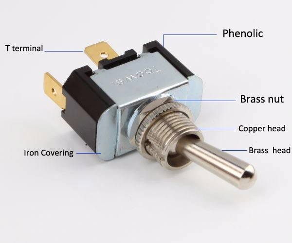 Kinds of Electrical Push Button Auto Reset on off Toggle Switch