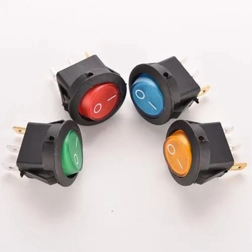 Waterproof Boat 15A 12V DC on off Dpst LED Illuminated Light 4 Pin Rocker Switch